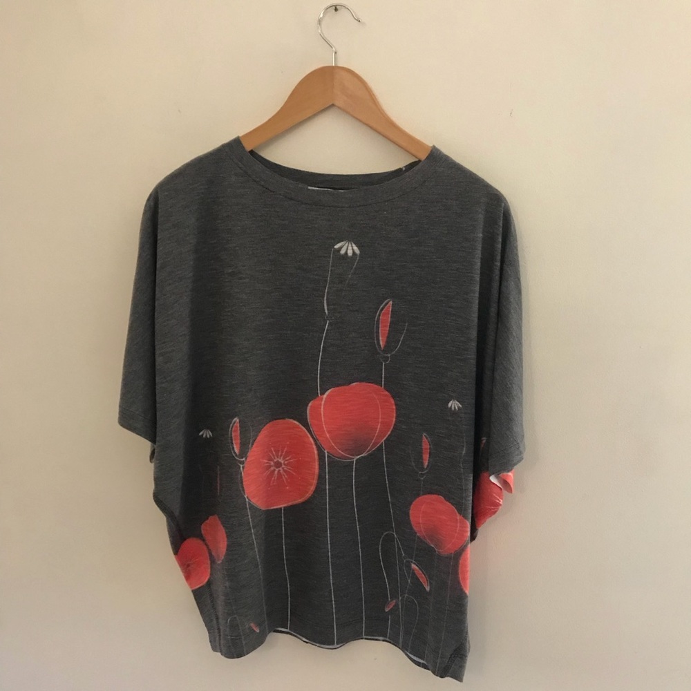 Anthropologie “Nanny & Millie” grey tunic